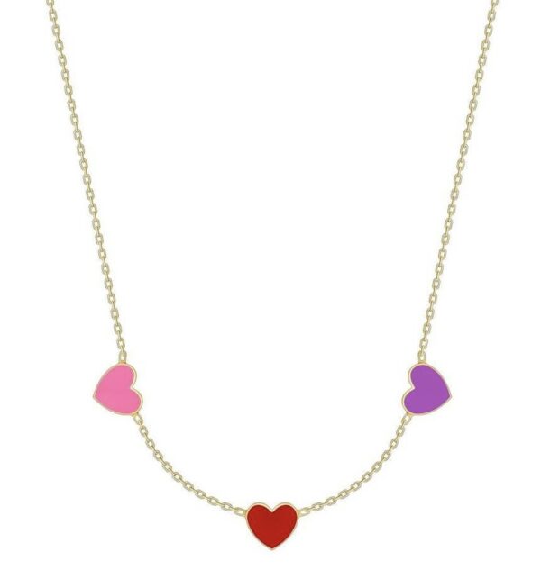 18k gold Heart necklace