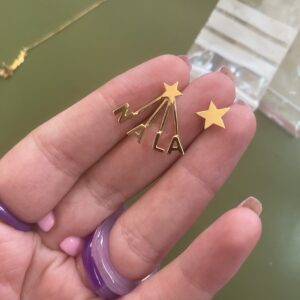 Customized Signature earrings